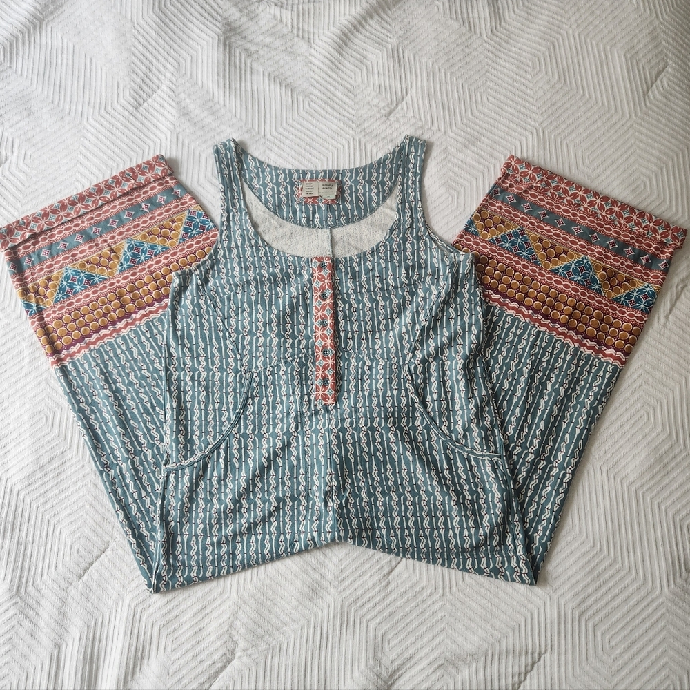 NEW Anthrpologie Saturday Sunday Cotton Jumpsuit, Size Medium